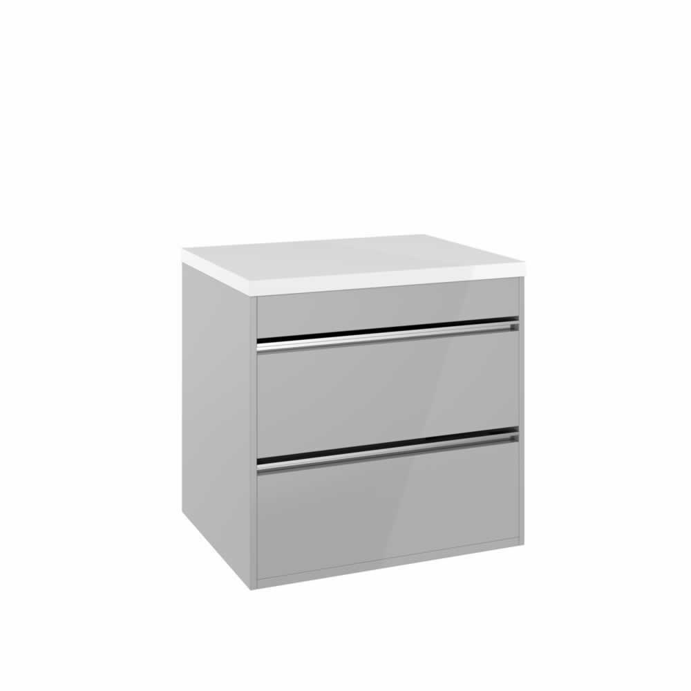 Kai 600 Double Drawer Unit & Worktop